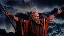 Charlton Heston as Moses